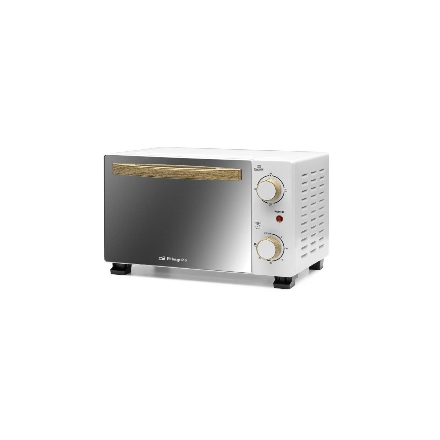 Horno de sobremesa orbegozo ho 990/ 800w/ capacidad 10l/ blanco