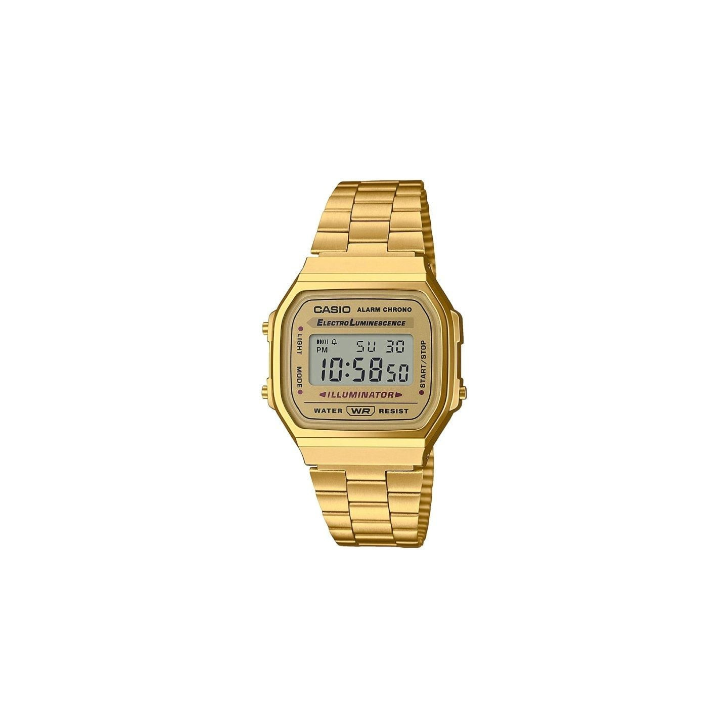 Reloj digital casio vintage iconic a168wg-9ef/ 38mm/ dorado