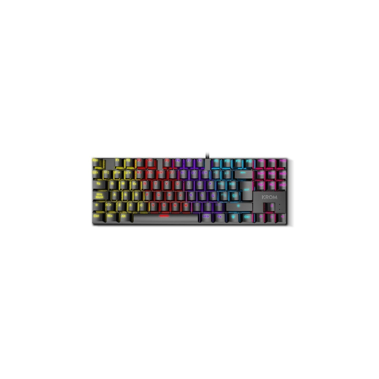 Teclado Gaming Mecánico Krom Kasic TKL/ Negro