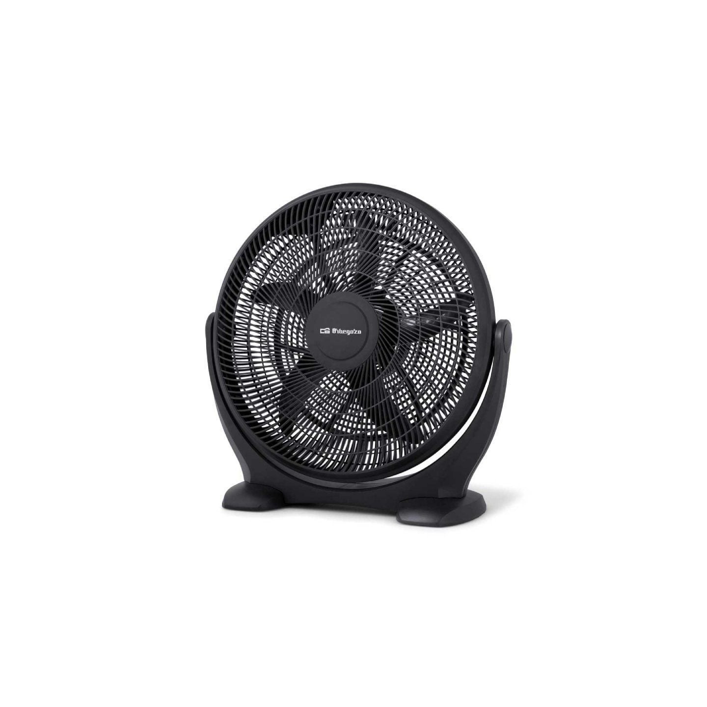 Ventilador de suelo orbegozo power fan bf 0150/ 80w/ 5 aspas 50cm/ 3 velocidades