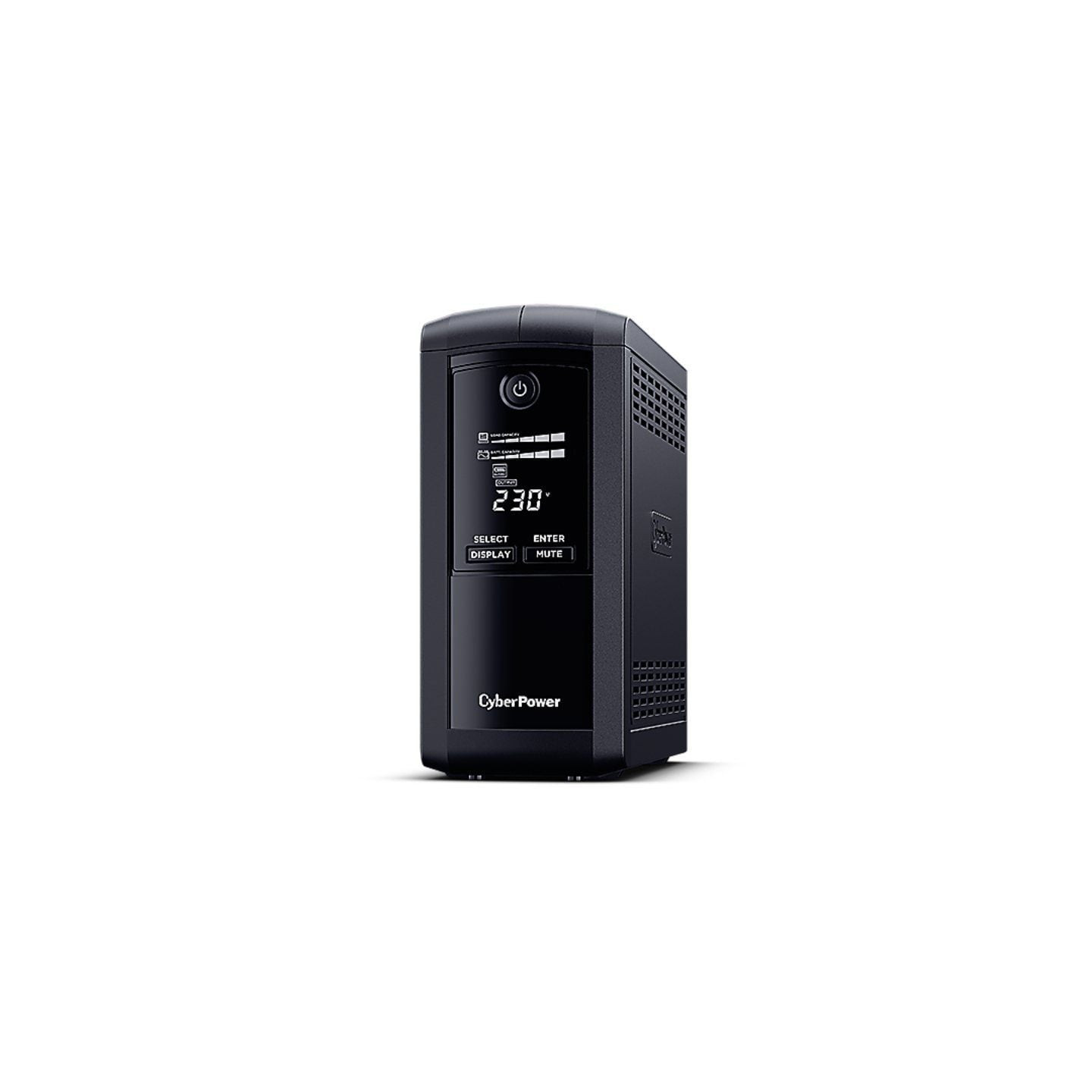 Sai línea interactiva cyberpower vp700elcd/ 700va-390w/ 4 salidas/ formato torre