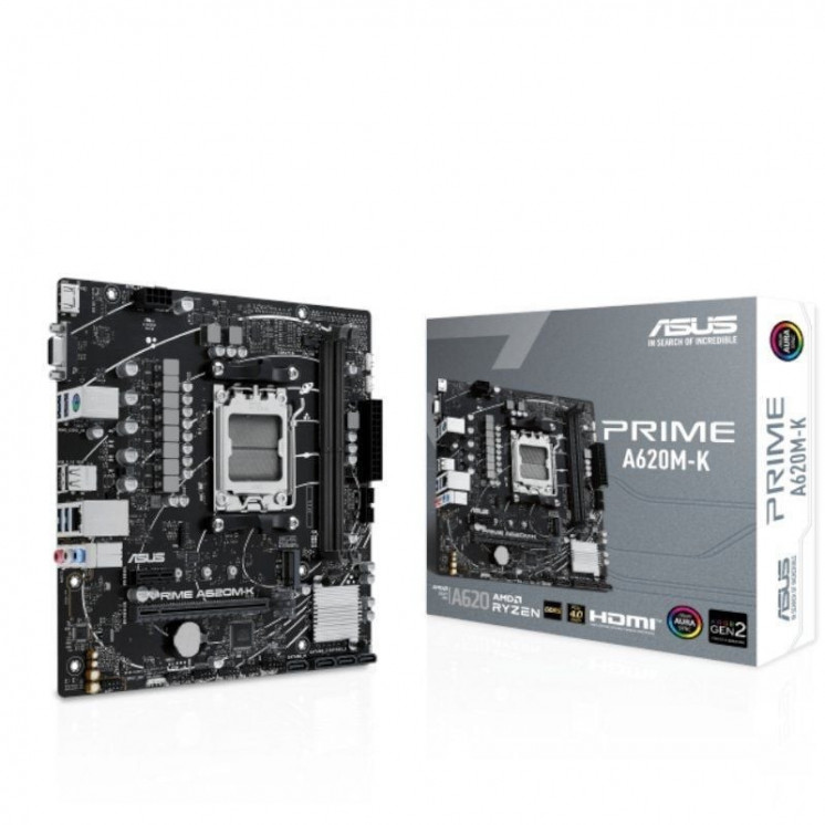 Placa base asus prime a620m-k socket am5/ micro atx