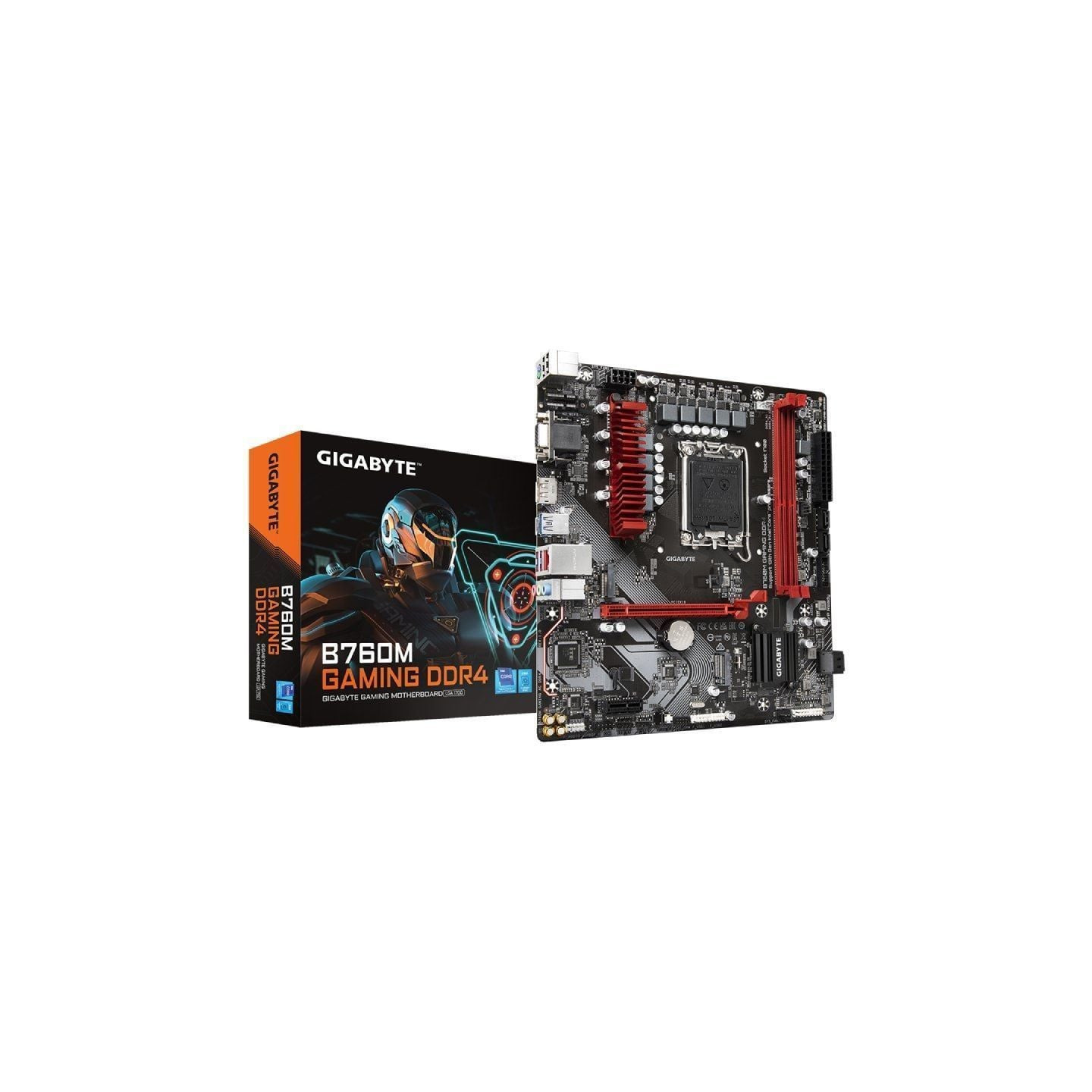 Placa base gigabyte b760m gaming ddr4 socket 1700/ micro atx