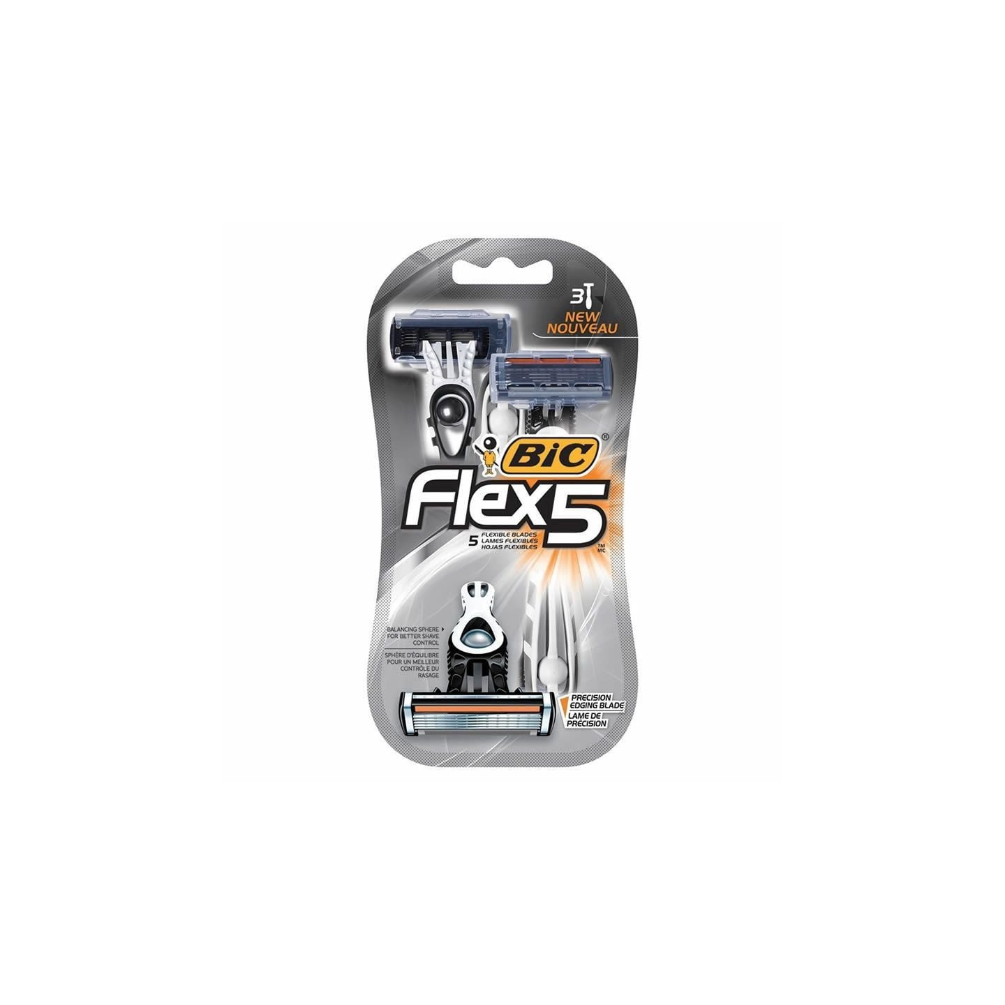 Cuchilla de afeitar bic flex 5/ 3 uds