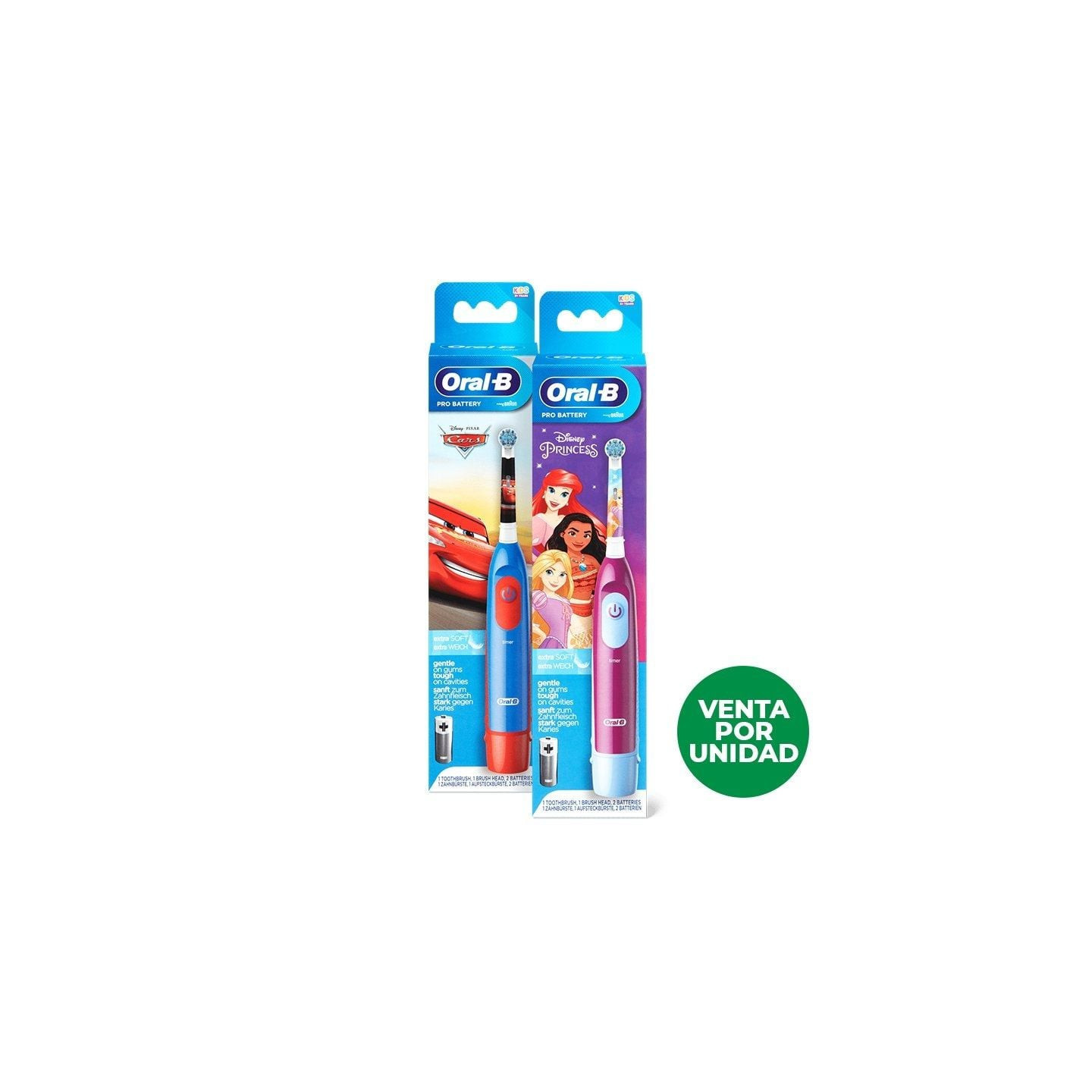 Cepillo dental braun oral-b disney princess / cars