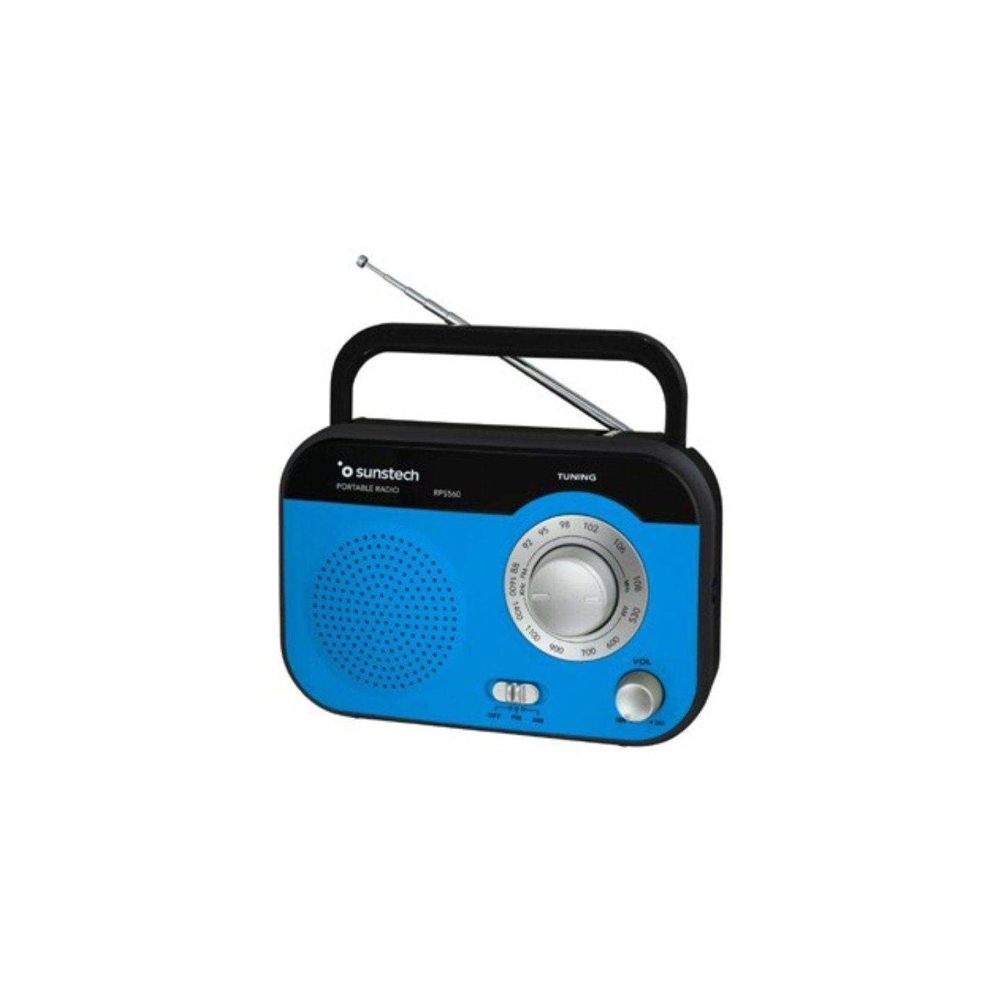 Radio portátil sunstech rps560/ azul