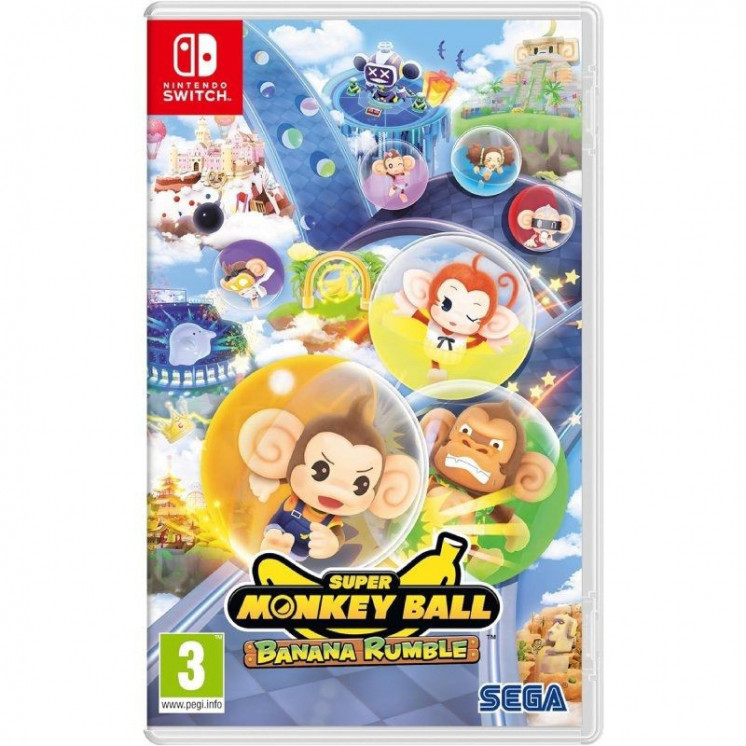 Juego para consola nintendo switch super monkey ball: banana rumble