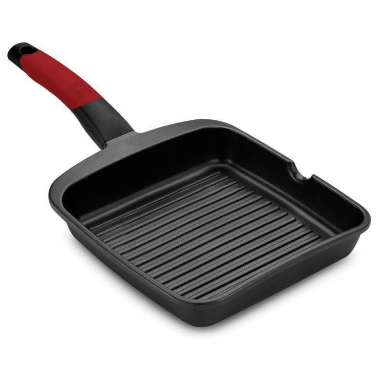 Grill bra premiere a411422/ ø22cm/ aluminio fundido/ apto para inducción