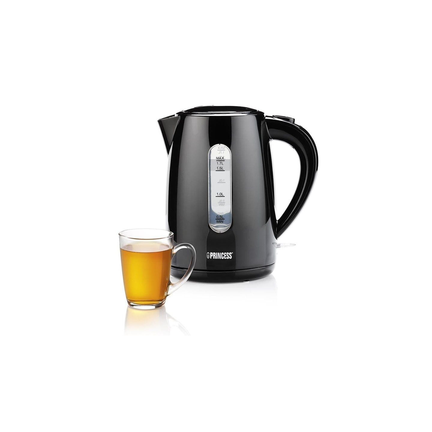 Hervidor de agua princess 236017 black style/ 2200w/ capacidad 1.7l