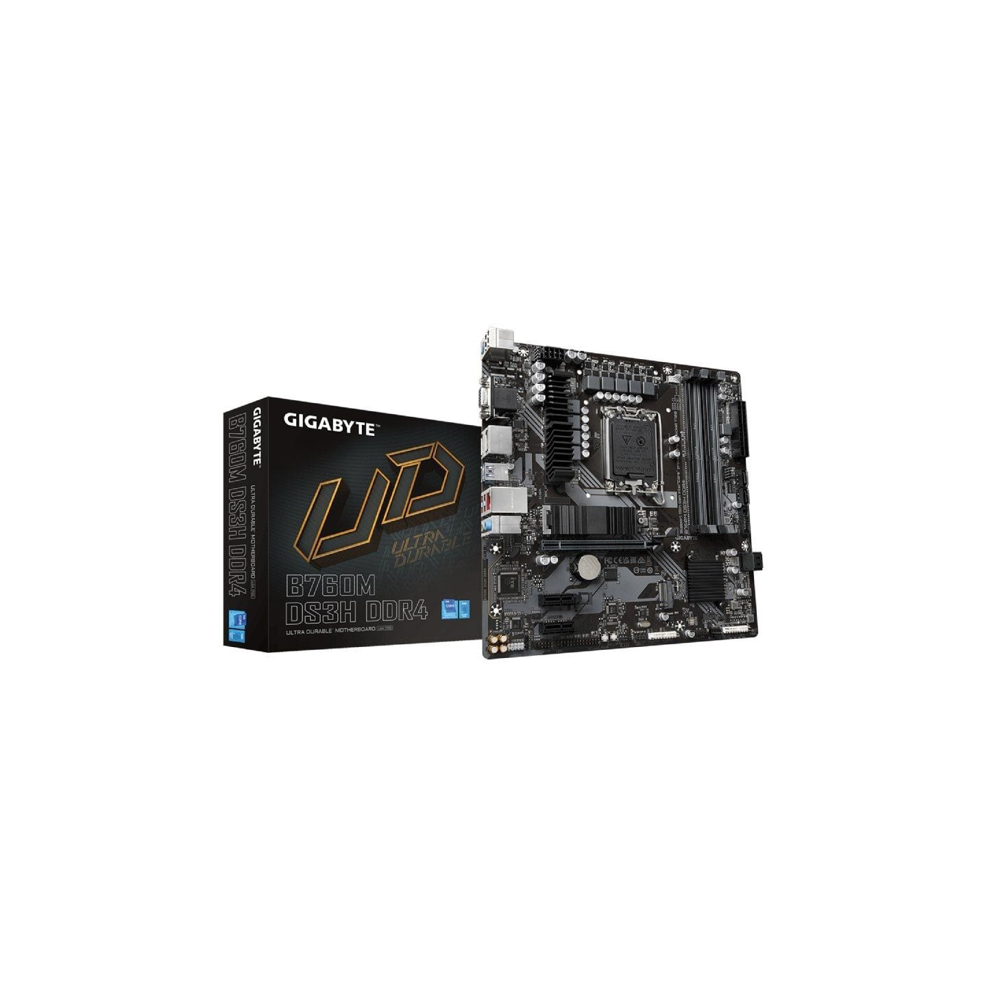 Placa base gigabyte b760m ds3h ddr4 socket 1700/ micro atx