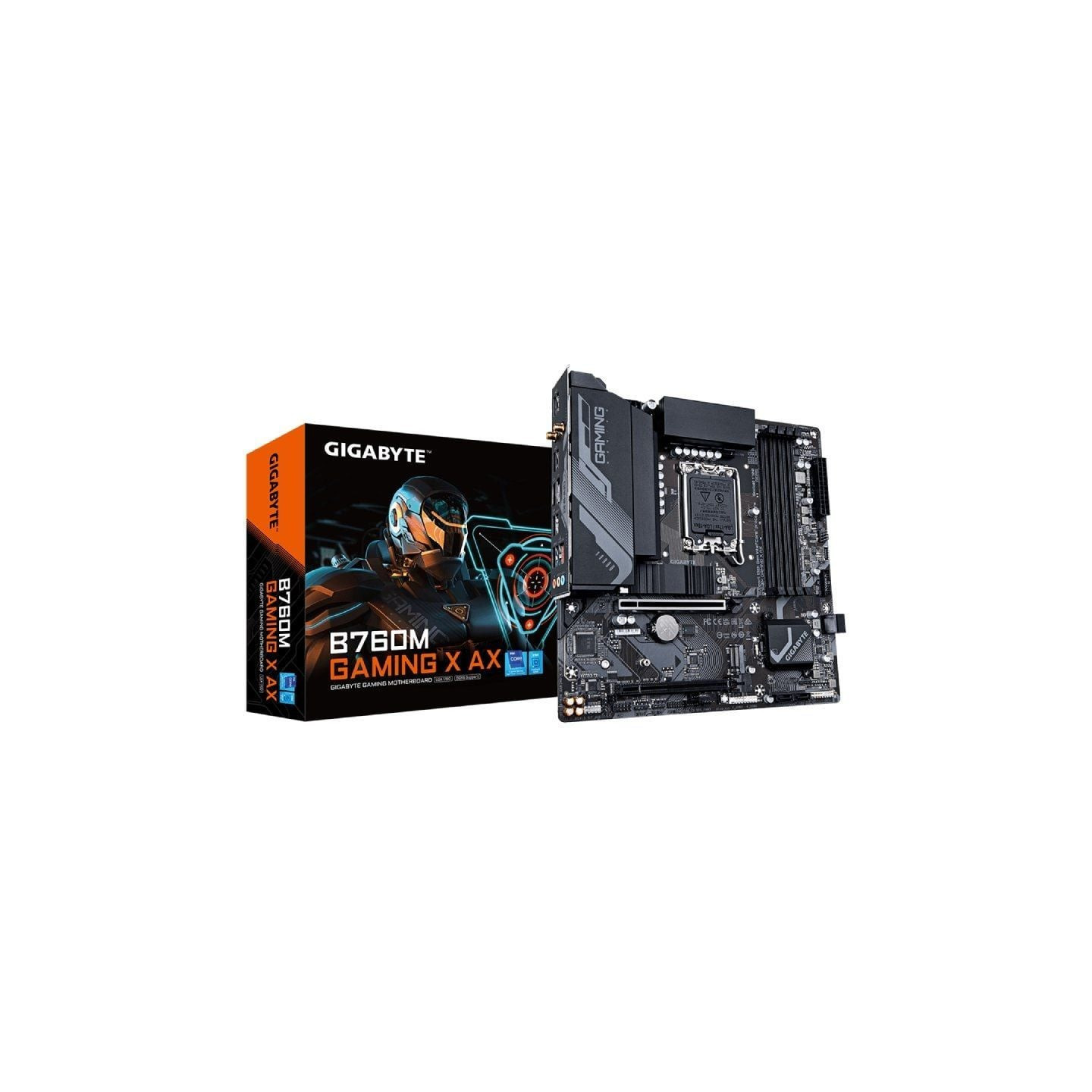 Placa base gigabyte b760m gaming x ax socket 1700/ micro atx