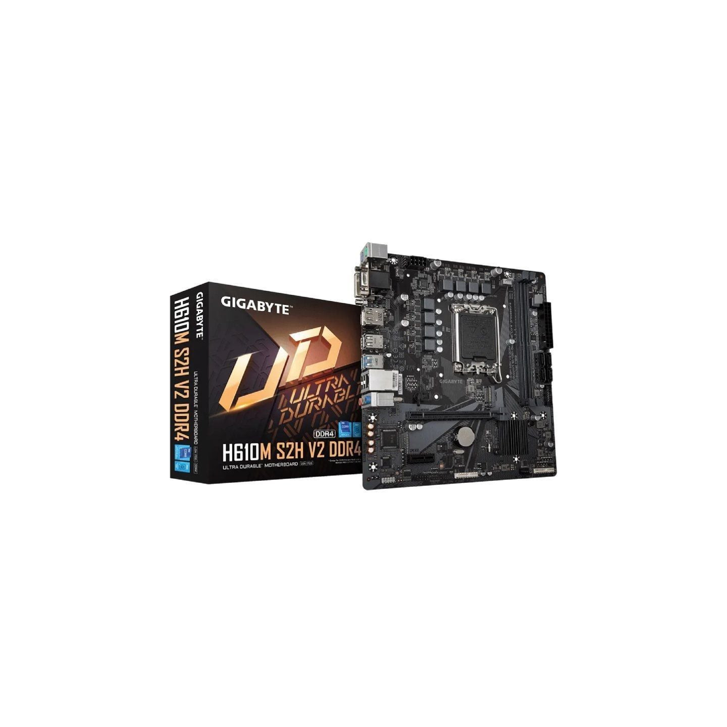 Placa base gigabyte h610m s2h v2 ddr4 socket 1700/ micro atx