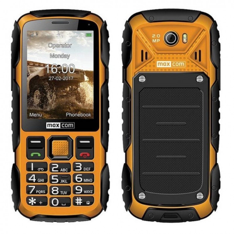 Teléfono móvil ruggerizado maxcom mm920/ amarillo