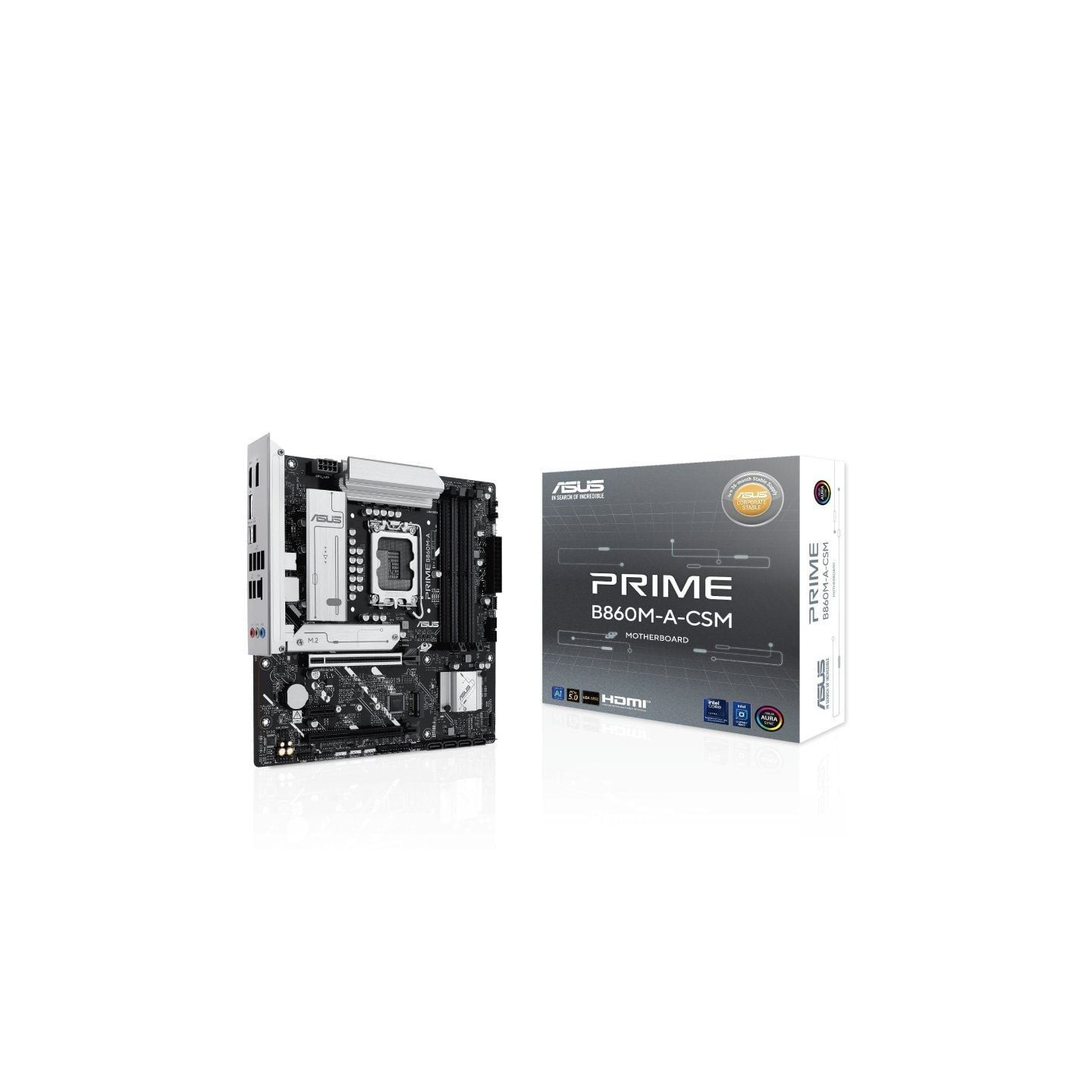 Placa base asus prime b860m-a csm socket 1851/ micro atx