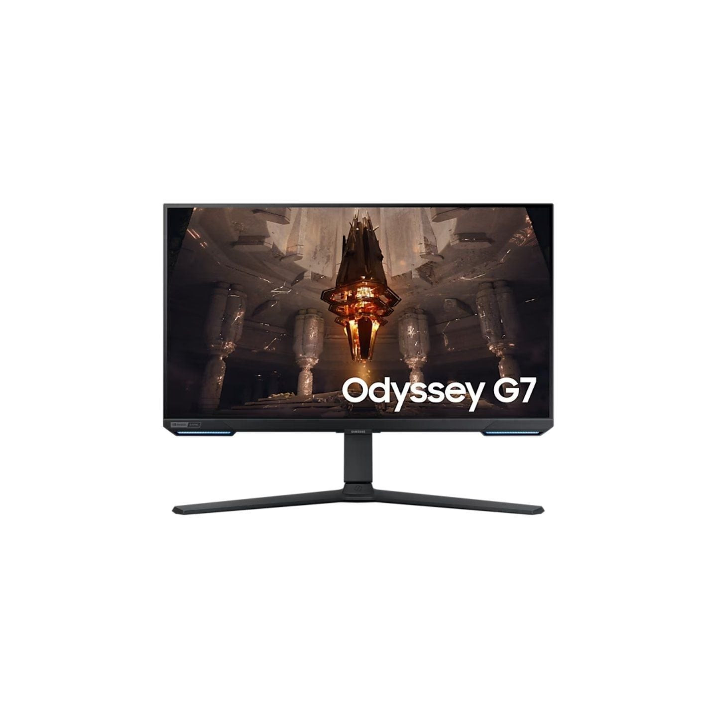 Smart monitor gaming samsung odyssey g7 s28bg700ep 28'/ 4k/ 1ms/ 144hz/ ips/ regulable en altura/ smart tv/ multimedia/ negro