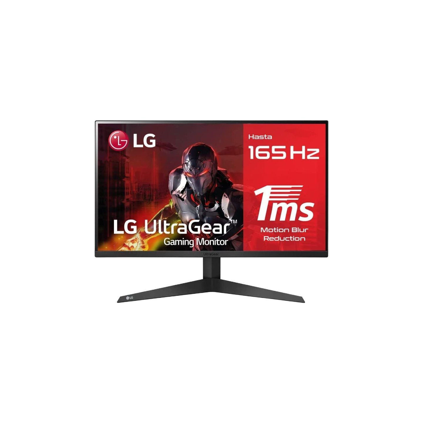 Monitor gaming lg ultragear 24gq50f-b 23.8'/ full hd/ 1ms/ 165hz/ va/ negro