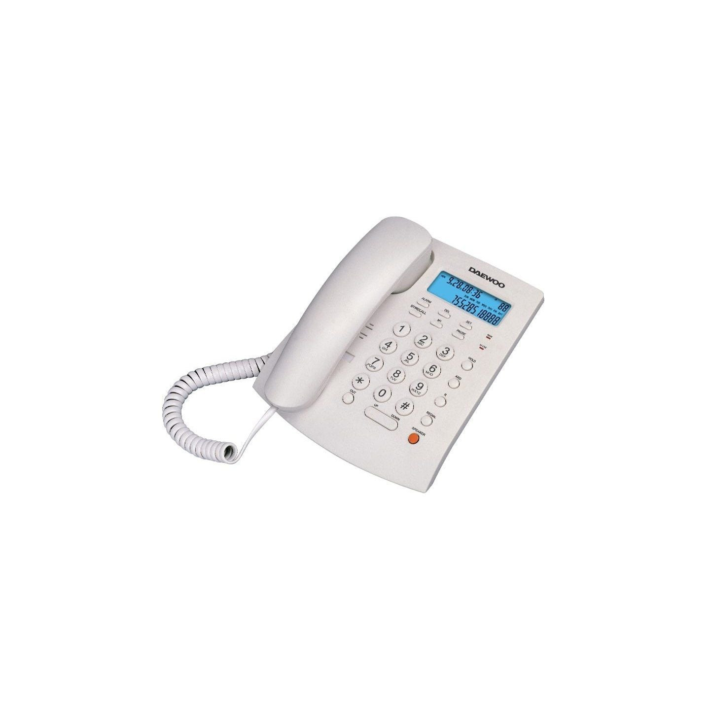 Teléfono daewoo dw6310/ blanco