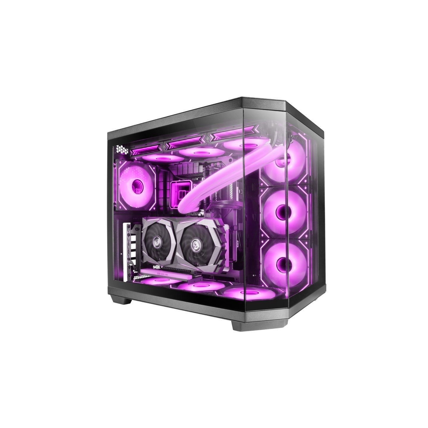 Caja Gaming SemiTorre Mars Gaming MC-3TCORE/ Negra