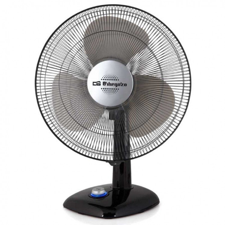 Ventilador de sobremesa orbegozo tf 0144/ 50w/ 3 aspas 40cm/ 3 velocidades