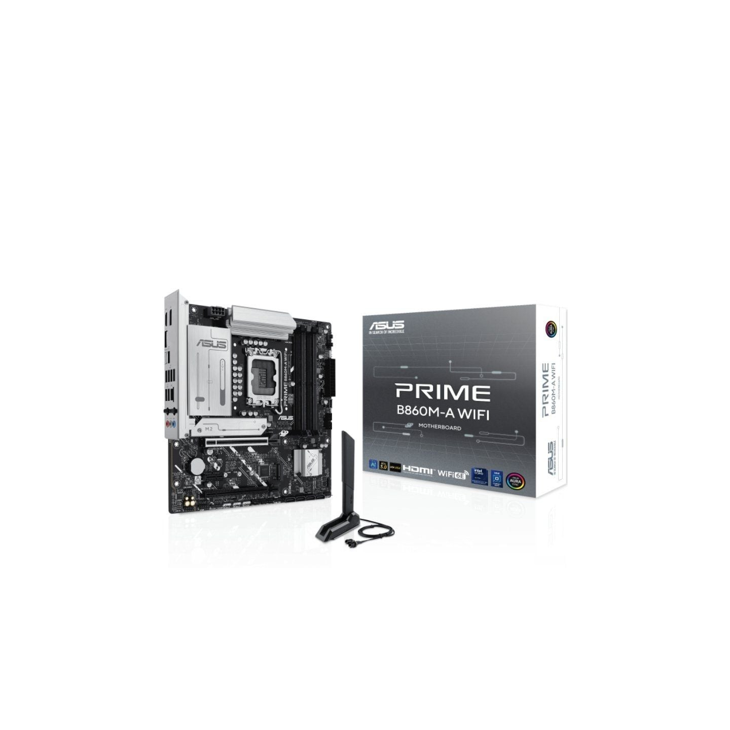 Placa base asus prime b860m-a wifi socket 1851/ micro atx