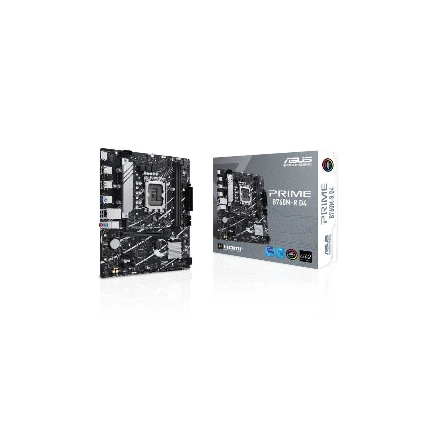 Placa base asus prime b760m-r d4 socket 1700/ micro atx