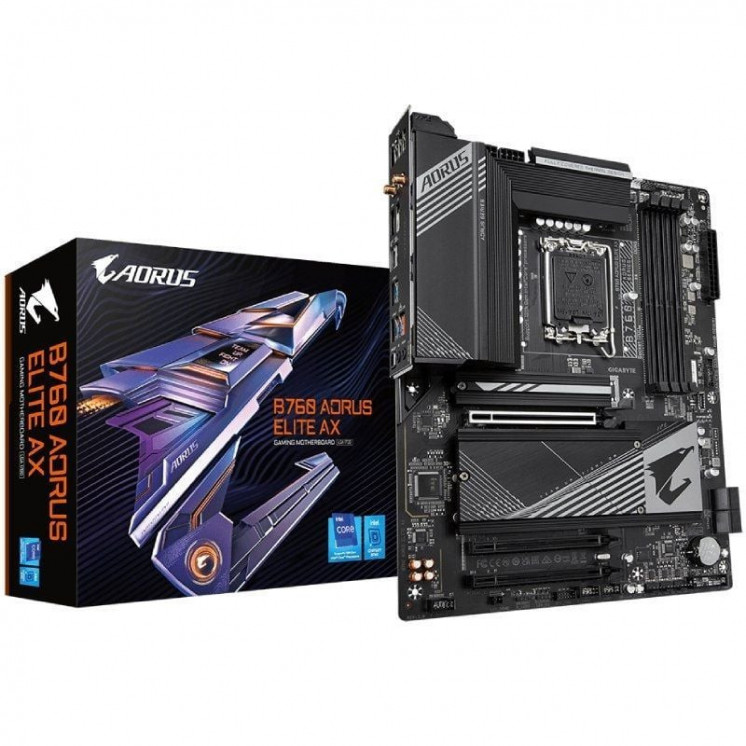 Placa base gigabyte b760 aorus elite ax socket 1700