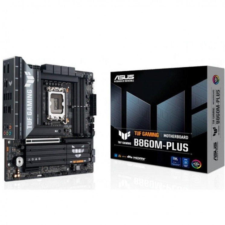 Placa base asus tuf gaming b860m-plus socket 1851/ micro atx