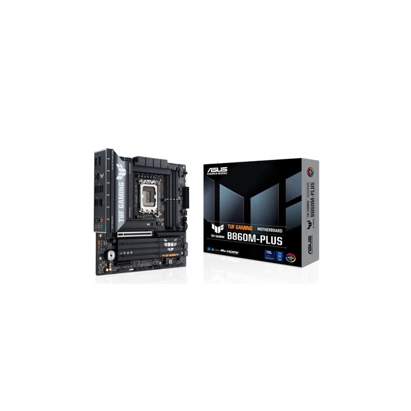 Placa base asus tuf gaming b860m-plus socket 1851/ micro atx