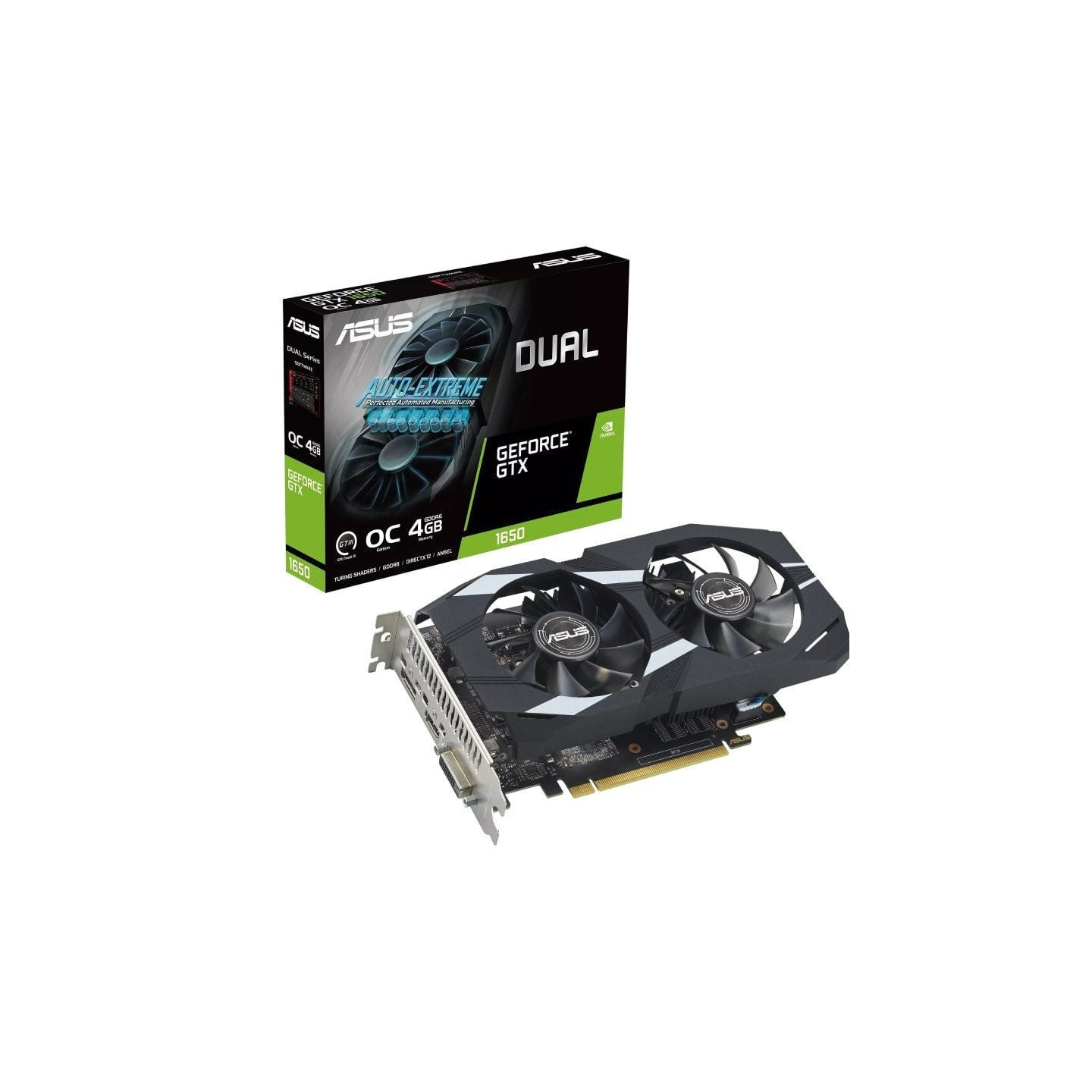 Tarjeta gráfica asus dual geforce gtx 1650 oc evo/ 4gb gddr6