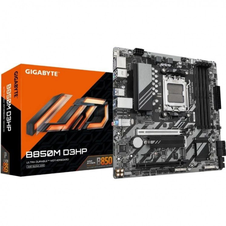 Placa base gigabyte b850m d3hp/ socket am5/ micro atx