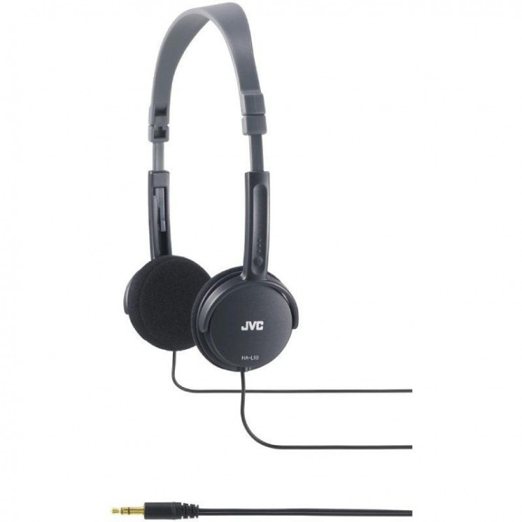 Auriculares jvc ha-l50/ jack 3.5/ negros