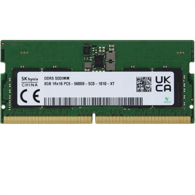 Memoria ram sk hynix 8gb/ ddr5/ 5600mhz/ sodimm