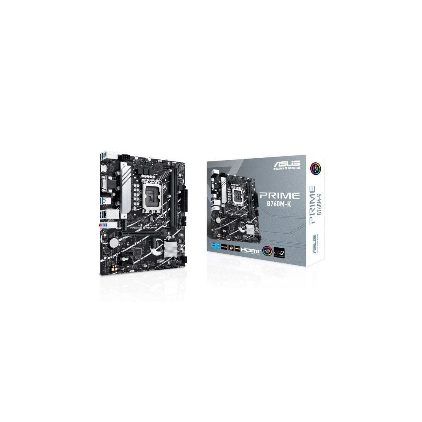 Placa base asus prime b760m-k socket 1700/ micro atx