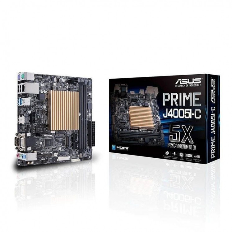 Placa base asus prime j4005i-c socket 1090/ mini itx