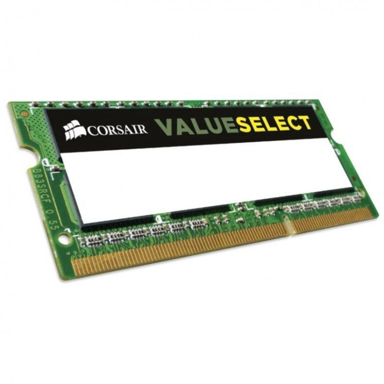 Memoria ram corsair valueselect 8gb/ ddr3/ 1600mhz/ 1.35v-1.5v/ cl11/ sodimm