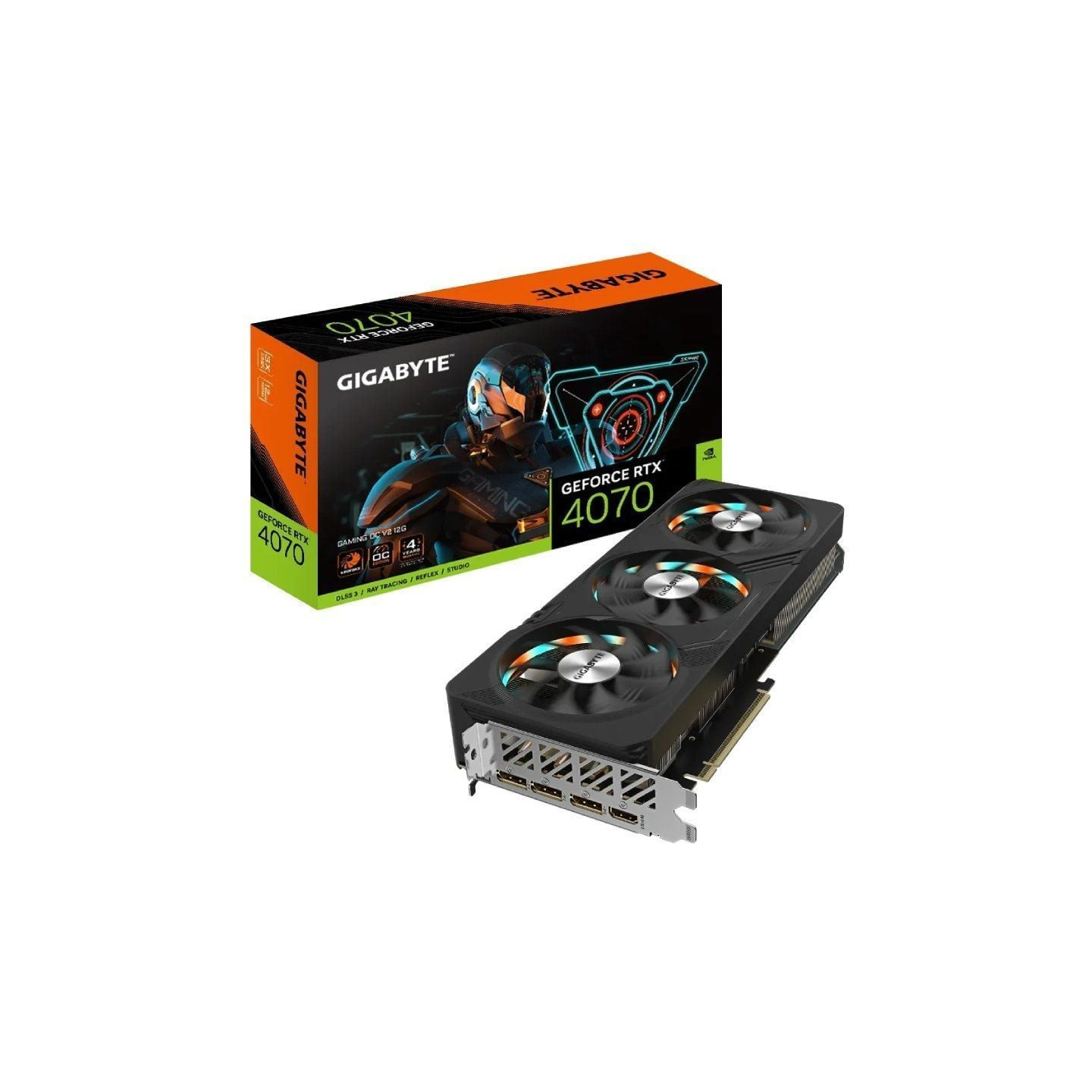 Tarjeta gráfica gigabyte geforce rtx 4070 gaming oc v2/ 12gb gddr6x