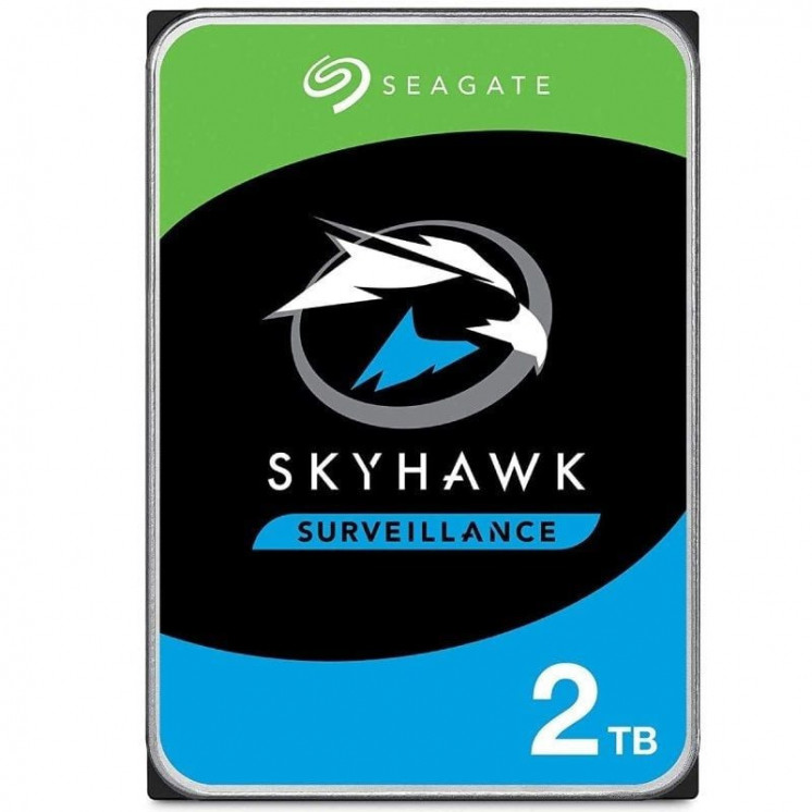 Disco duro seagate skyhawk surveillance 2tb/ 3.5'/ sata iii/ 256mb