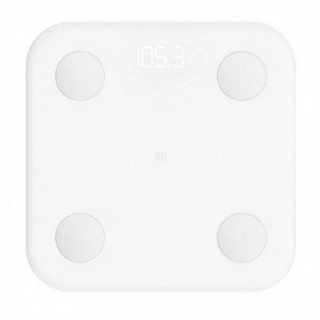 Báscula de baño xiaomi mi body composition scale - bluetooth - rango 5-150kg - 4xaaa - aplicación mi fit - blanco