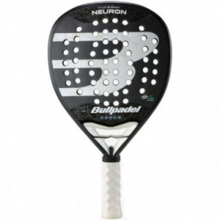 Pala de pádel bullpadel neuron 2024/ blanca y negra (fede chingotto)