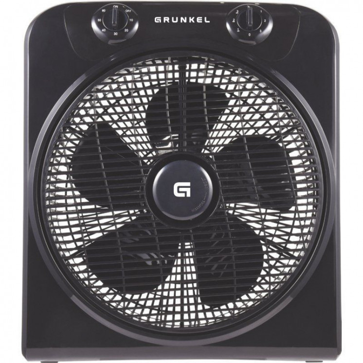 Ventilador de suelo grunkel box fan ng/ 45w/ 5 aspas 30cm/ 3 velocidades