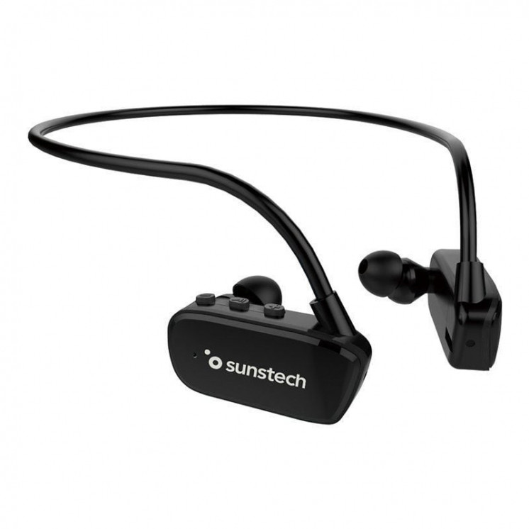 Reproductor mp3 sunstech argoshybrid/ 8gb/ bluetooth/ resistente al agua/ negro