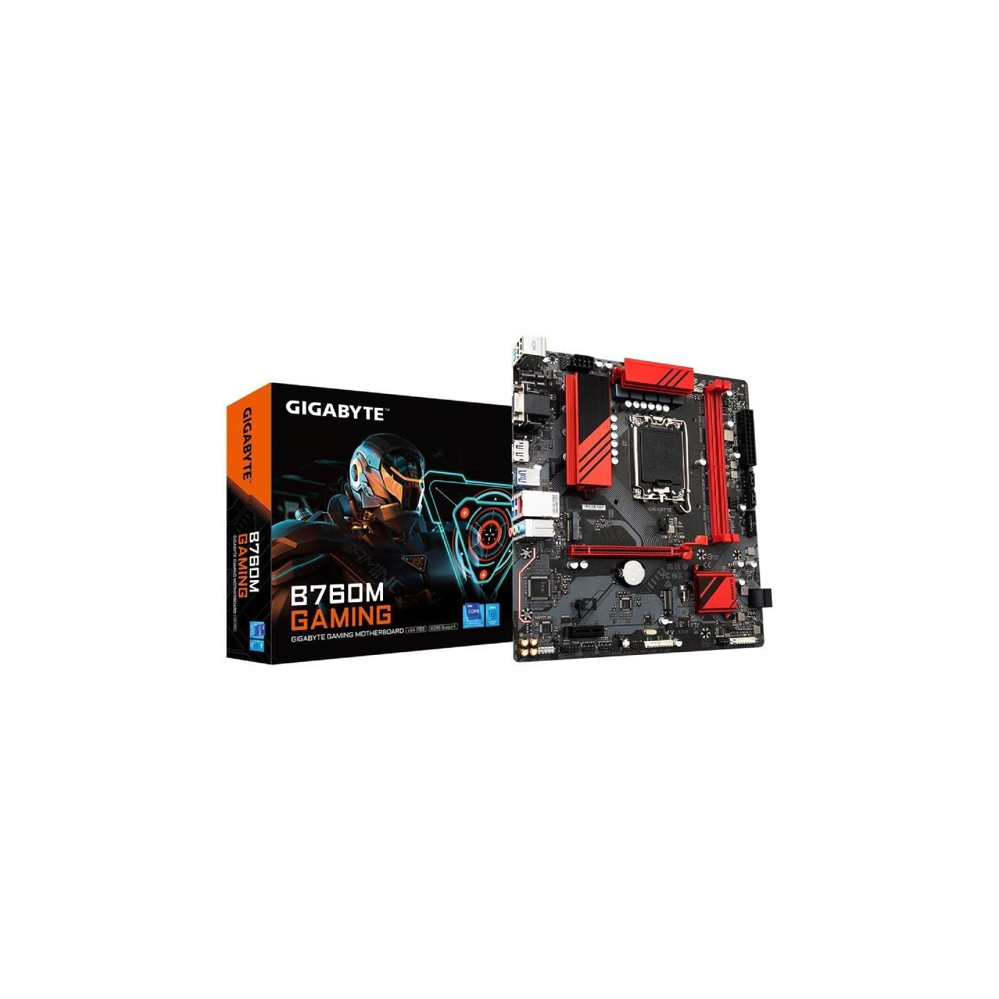 Placa base gigabyte b760m gaming socket 1700/ micro atx