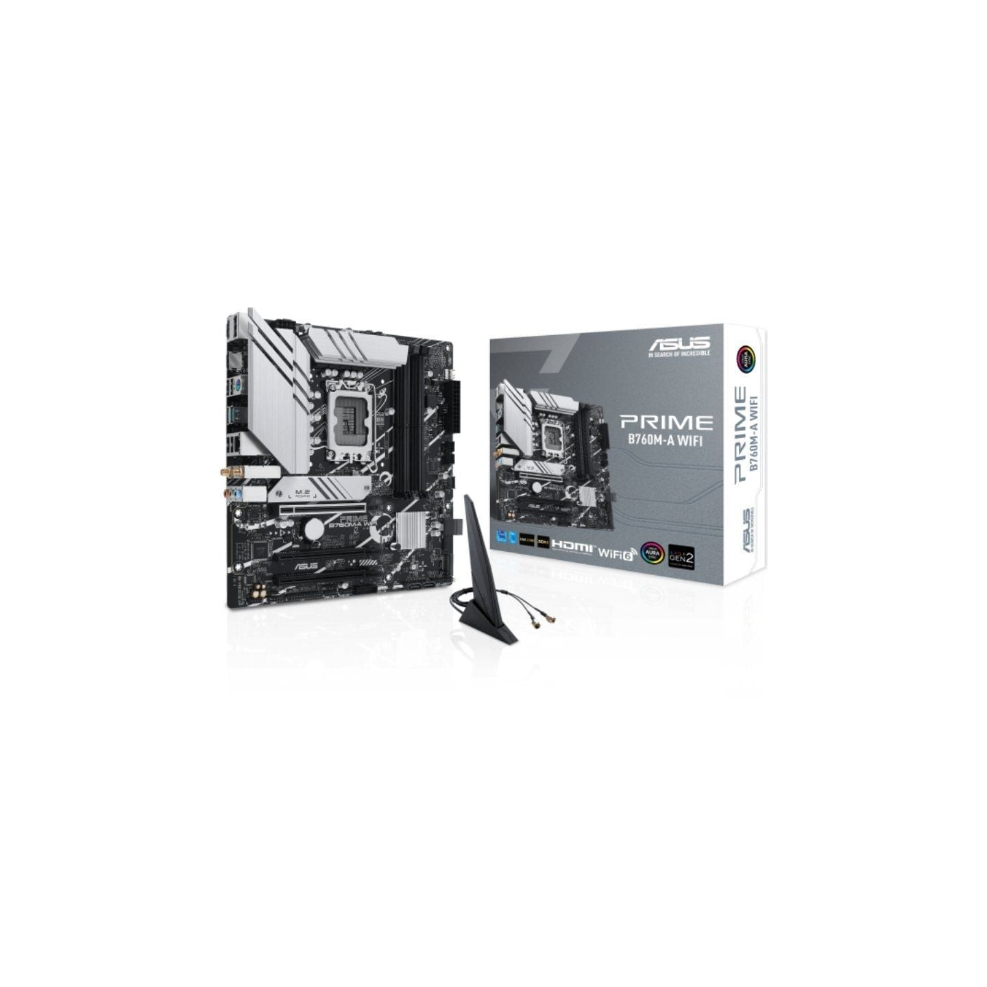 Placa base asus prime b760m-a wifi socket 1700/ micro atx