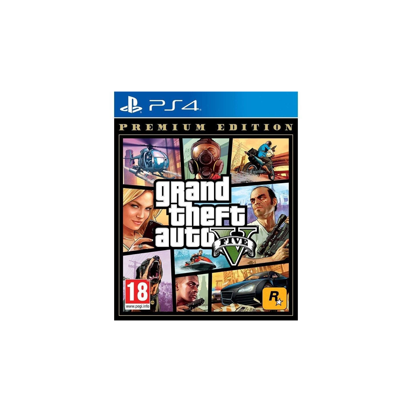 Juego para Consola Sony PS4 Grand Theft Auto V Edición Premium