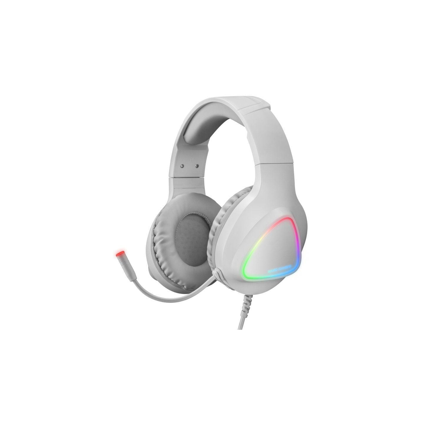 Auriculares Gaming con Micrófono Mars Gaming MH222/ Jack 3.5/ Blancos