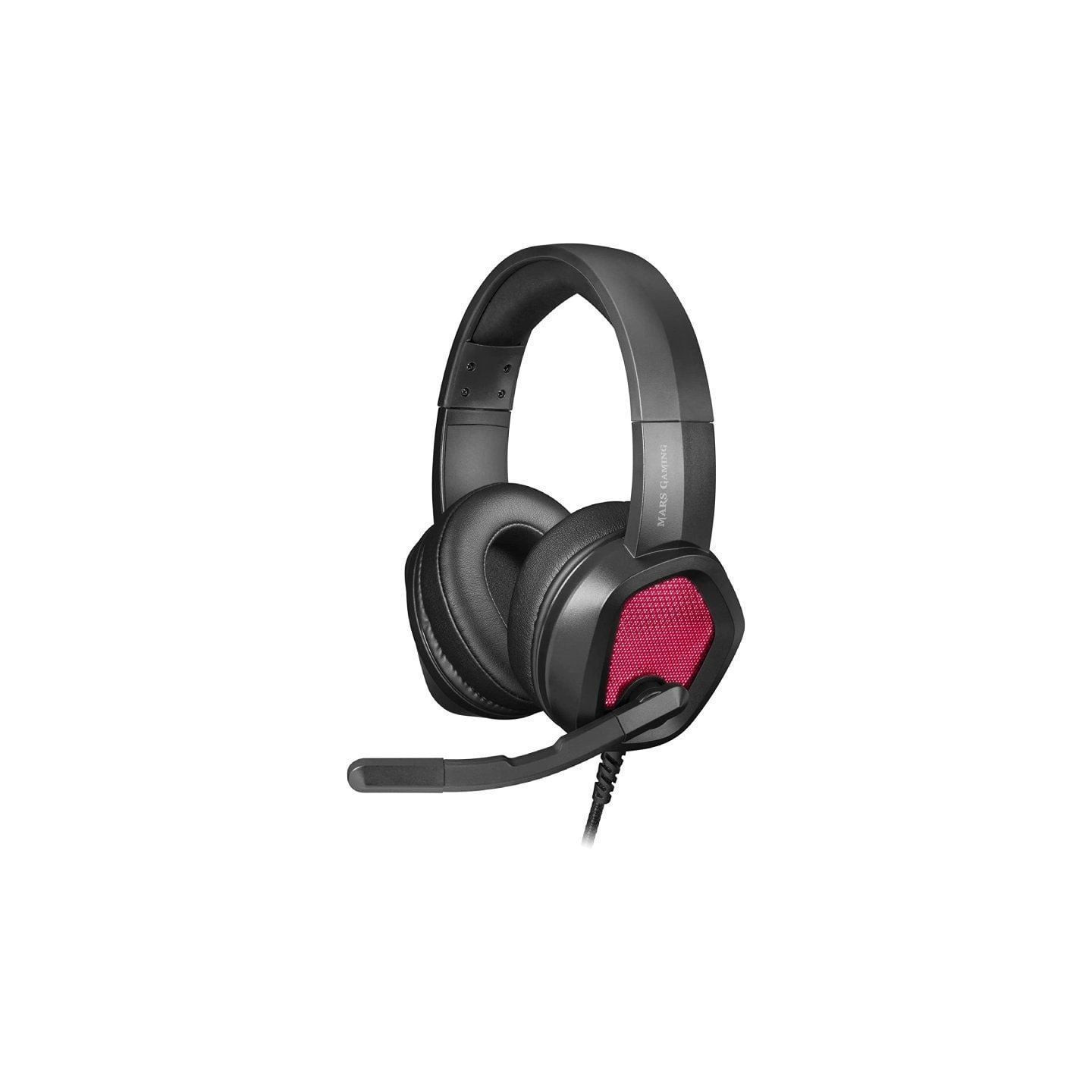 Auriculares Gaming con Micrófono Mars Gaming MH320/ Jack 3.5/ Negros