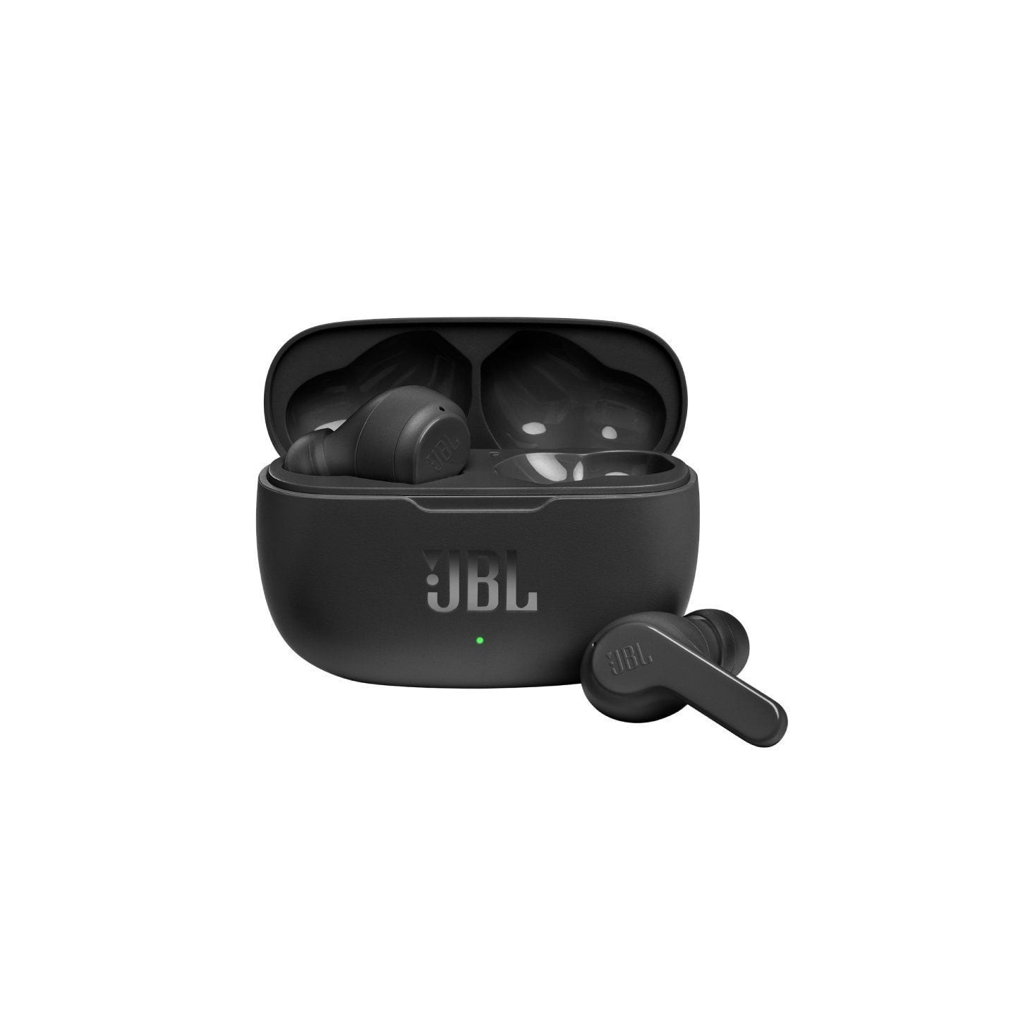 Auriculares bluetooth jbl wave 200tws con estuche de carga/ autonomía 5h/ negros