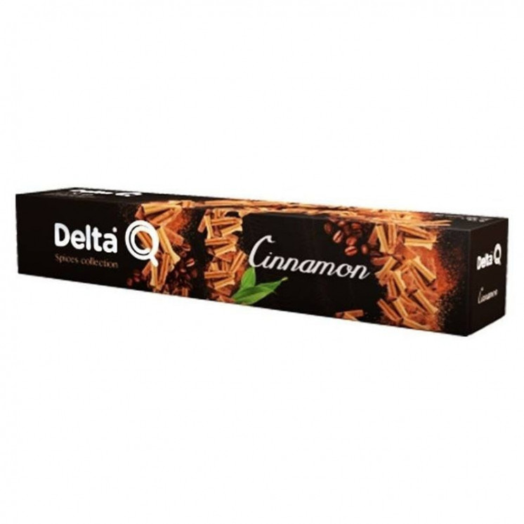 Cápsula delta cinnamon para cafeteras delta/ caja de 10