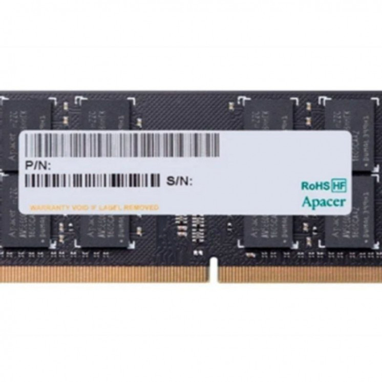 Memoria ram apacer 16gb/ ddr4/ 2666mhz/ 1.2v/ cl19/ sodimm