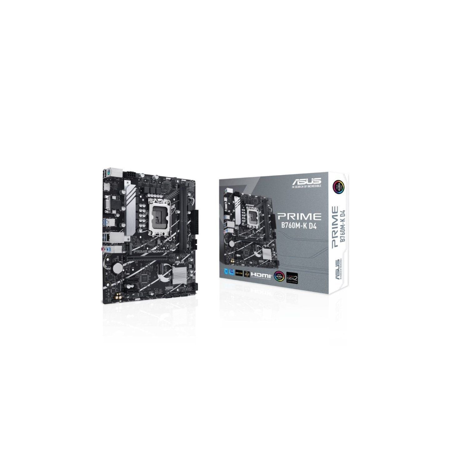 Placa base asus prime b760m-k d4 socket 1700/ micro atx